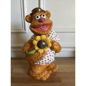 Treasure Craft Jim Henson 1995 Muppets Fozzie Bear Cookie Jar